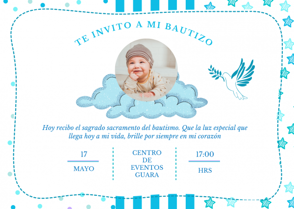 Invitación digital bautizo 5